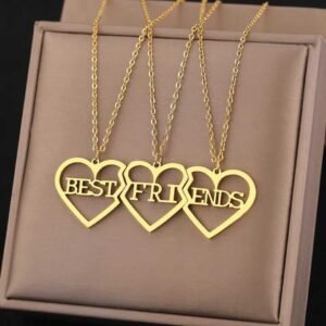 colar best friends dourado