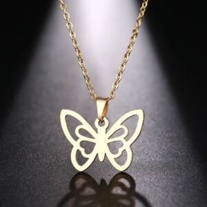 Colar Borboleta Dourado