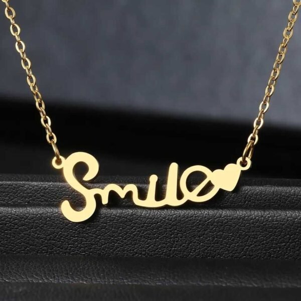 Colar Smile Dourado