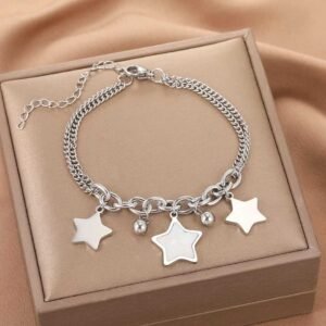 Pulseira Charms Estrelas